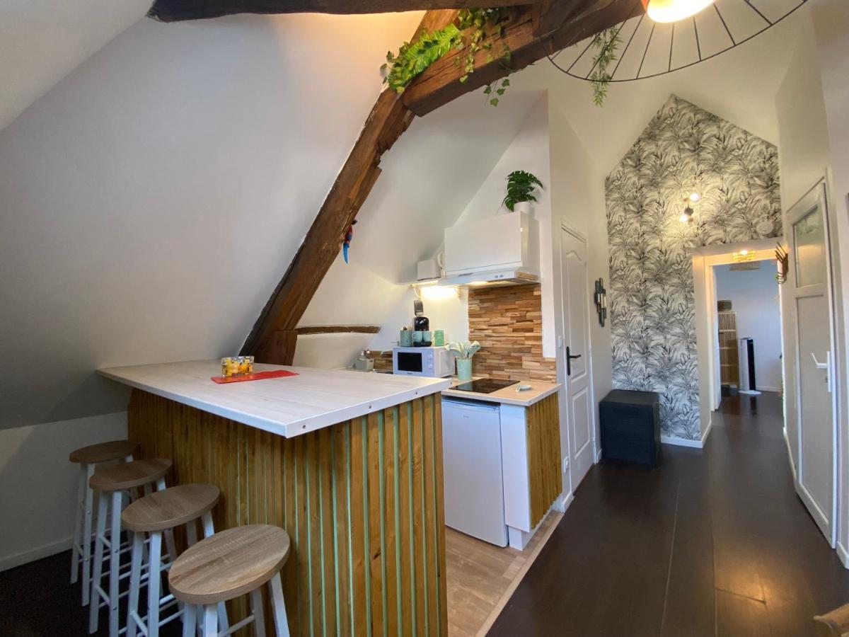 Sous Les Tropiques D'Ablis Apartment Exterior foto